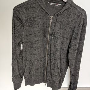 John Varvatos USA marled hooded jacket